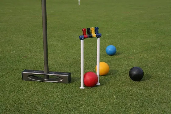 Modern croquet equipment