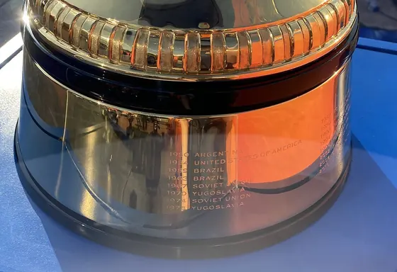 FIBA World Cup 2023 Trophy Tour - Jakarta - Naismith Trophy (Past Winners)