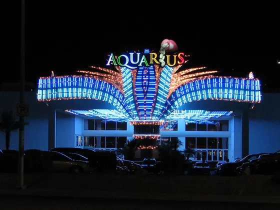Aquarius Casino entrance
